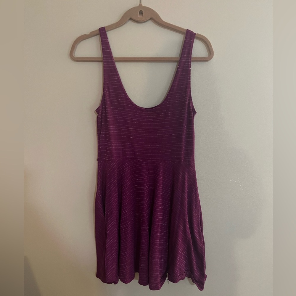 Sparkle & Fade medium purple skater dress